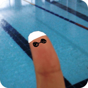 手指游泳