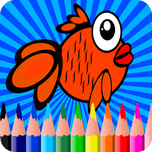 Nemo鱼着色书孩子
