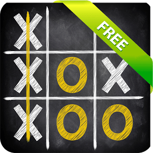 Tic Tac Toe blackboard