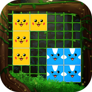 BlockPuzzle Pikachu 块拼图皮卡丘在森林里