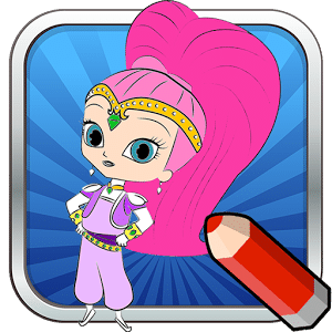 Coloring Game of Shimmer Shine