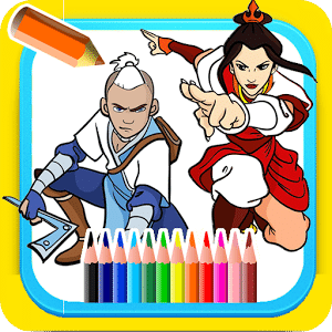 coloring book for avatar