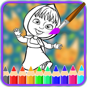 Coloring book for Masha