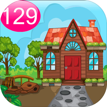 Cartoon Garden House 129