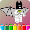How to color Lego Batman (coloring game)