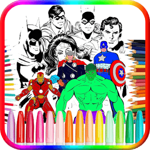 Coloring Book for Super Hero