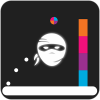 super ninja stickman head bouncy color