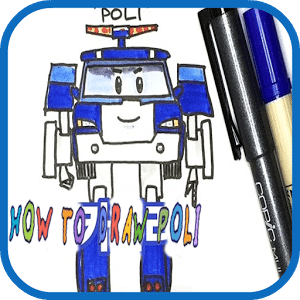 How To Draw Robocar Poli