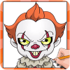 How To DRaw Pennywise It (Pennywise It Drawing2)