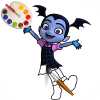 Vampirina Coloring Book Pages: Vee Coloring Game