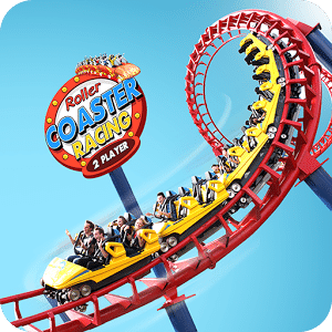 roller coaster racing 3d 2 player