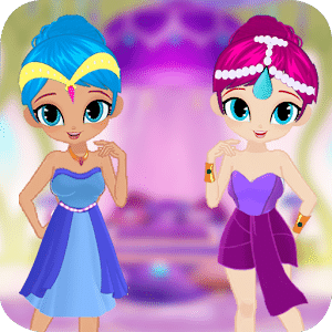 Princess Shine and Sister Shimer Dress up Party