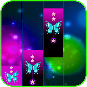 Piano Tiles : Pink Butterfly Piano Tiles