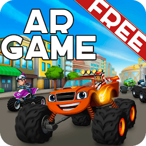 AR Blaze Monster Machine: real race