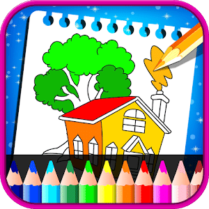 House Coloring Book - Colorin Book For Kids