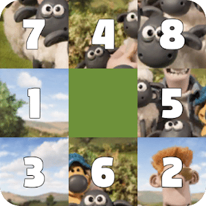 Puzzle for : Shaun The Sheep Sliding Puzzle