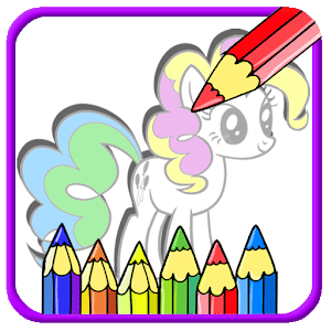 Coloring Pony Paintting Drawing Book Game