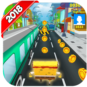 spongbob surf subway city 3D