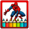 The amazing coloring book for Spider Man