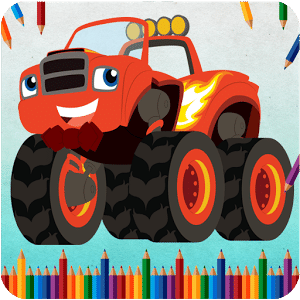 How To color Blaze Monster Machines