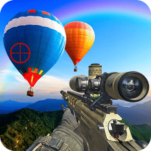 sniper balloon blast shooting game