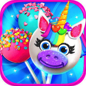 Unicorn Food - Rainbow Cake Pops Kids FREE