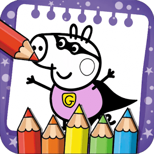 Pinky Pig Coloring Book