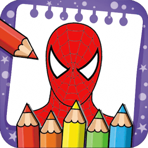 The amazing spider hero Coloring Book