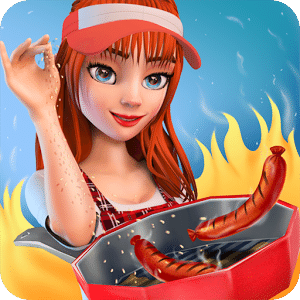 Sausage & BBQ Stand - Run Food Truck Cooking Game