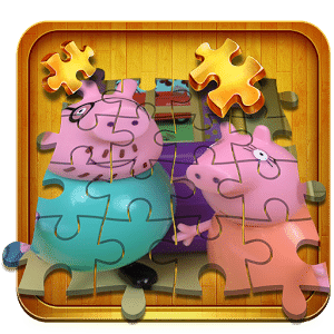 Jigsaw Puzzle For Peppa And Pig