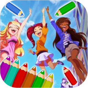 Loli Girls Coloring Game