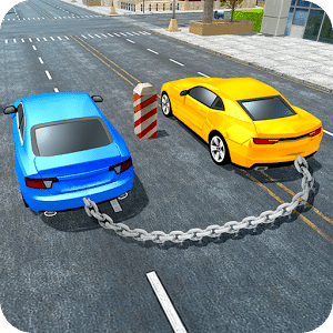 Impossible Chained Cars Match