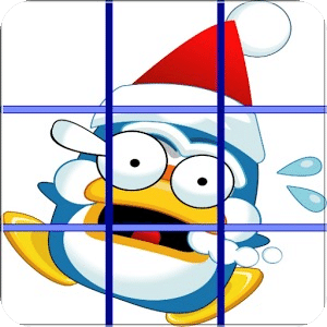 圣诞企鹅拼图