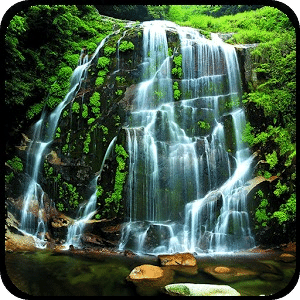 自然景观：瀑布