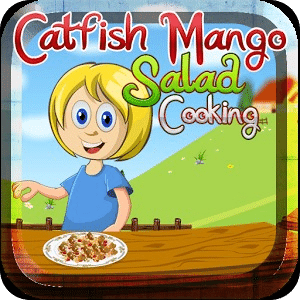 Catfish Mango Salad Cooking