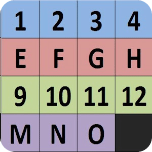 VanPuzzle Slide Puzzle Numbers