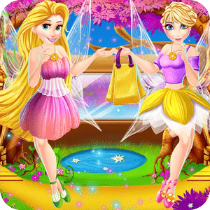 Princesses fairy Mall shopping Dress - Girl Games