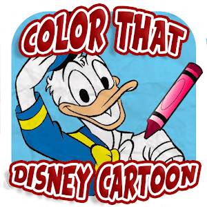 Color That Disney Cartoon - Free Coloring Book App
