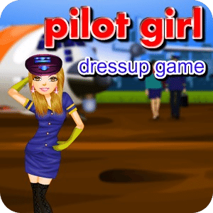 pilot girl dressup