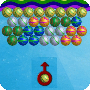 Coloring Bubbles Shooter Game