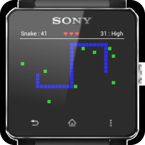 Snake SmartWatch 2 game
