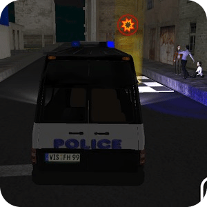 3D Police Truck Parking Game