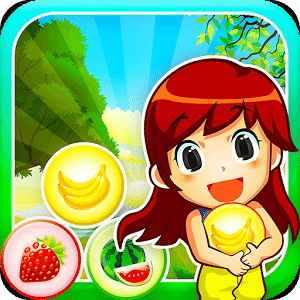 Bubble puzzle: fruits
