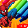 spider man coloring