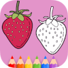 Kids Vegetables & Fruits Coloring Book