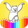 Coloring Book for kung Fu Panda