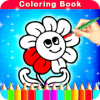 Flower Coloring Book For Kids - Drawing pad