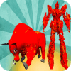 Angry Robot Bull Attack:Robot Fighting Bull Games