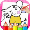 pepa Coloring Book Pig Drawing Game