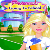 Princess Going To School Adventure Make up Game
